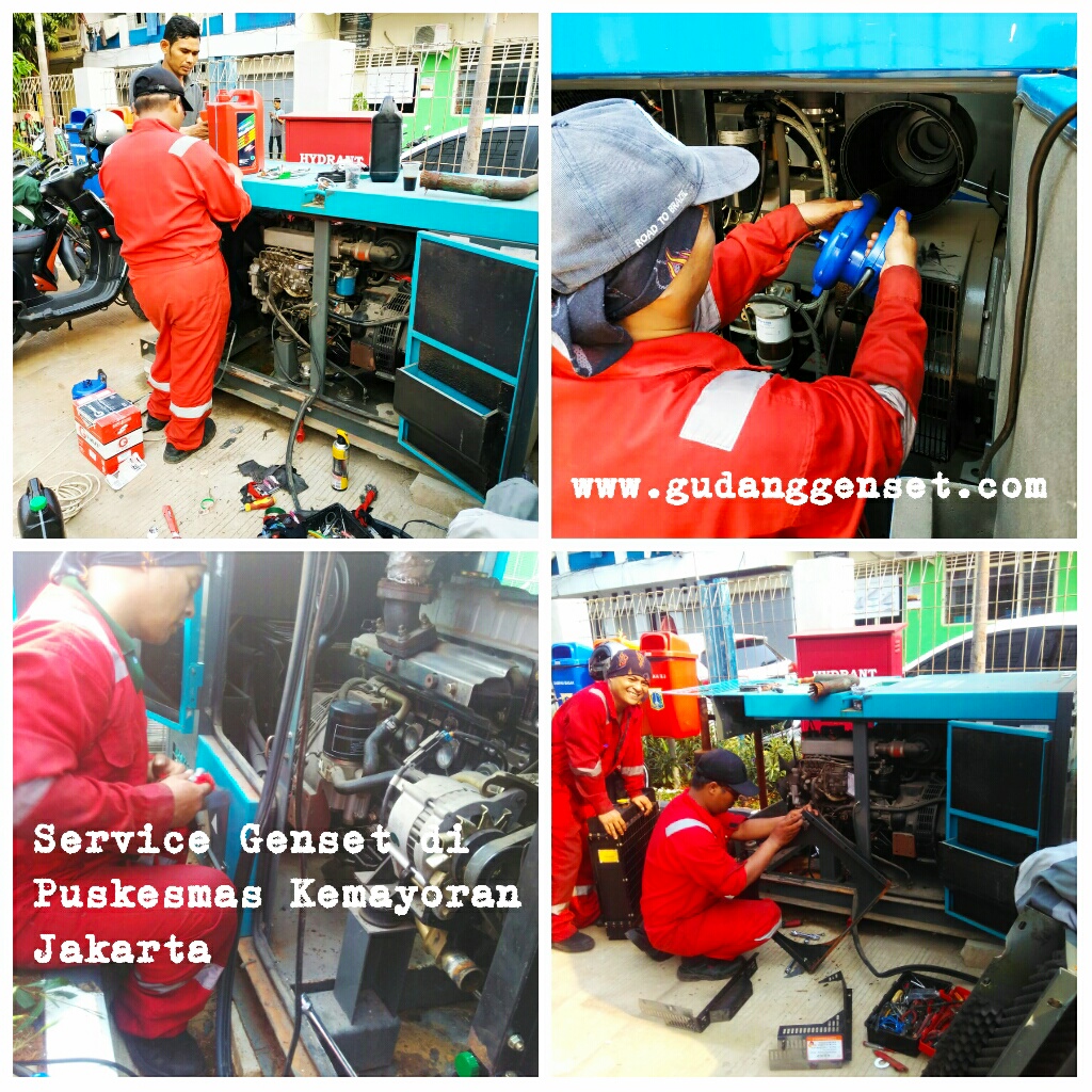Service Genset di Puskesmas Kemayoran Jakarta - CV. Harfika Nusantara